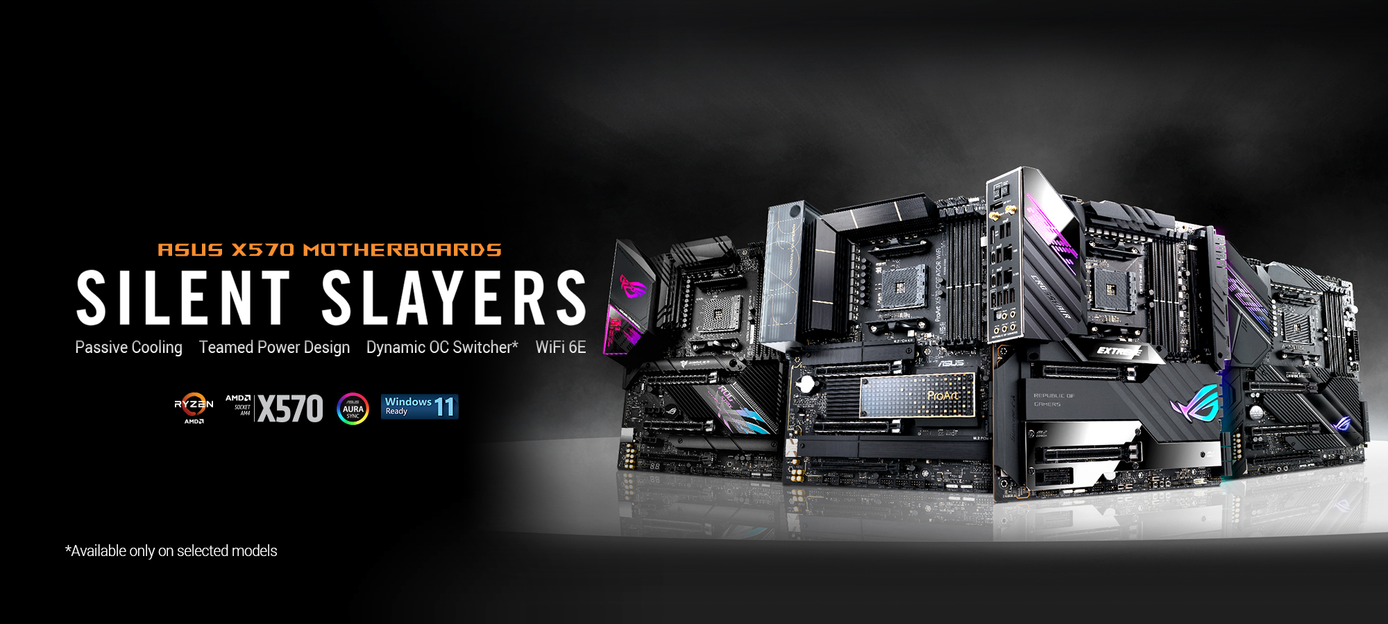 ASUS X570 Series - The best 2019 AMD Ryzen motherboards