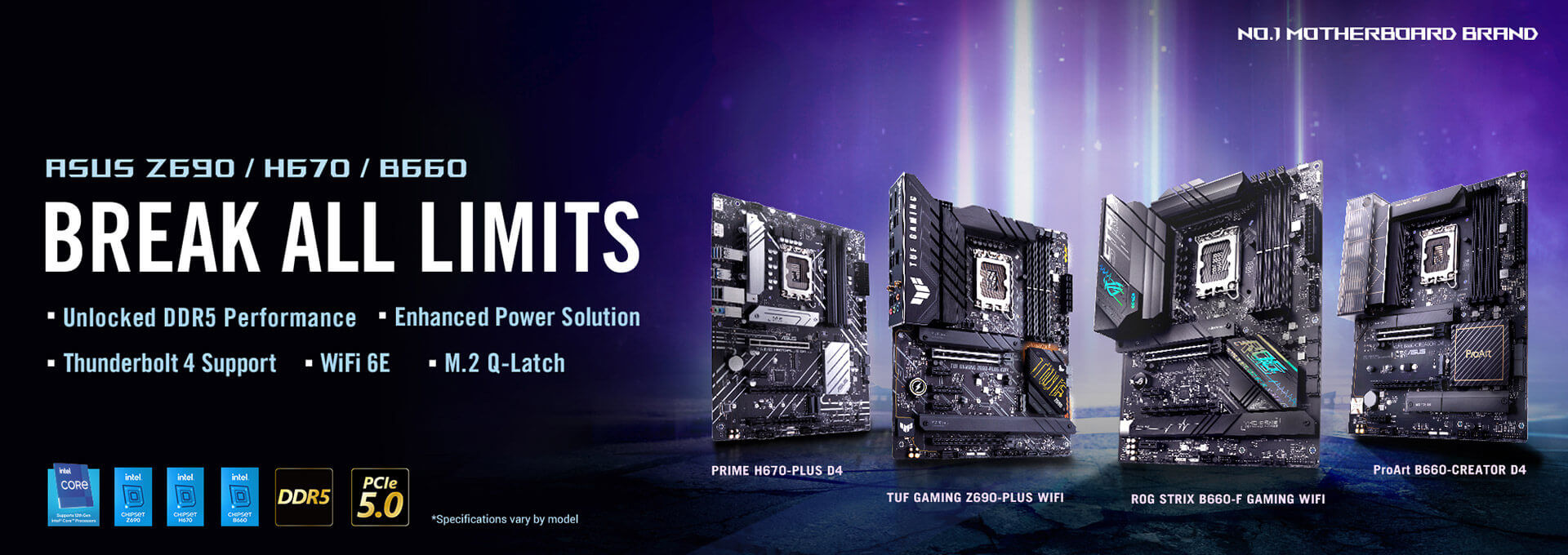 Asus Z690 Series The Best Motherboards For 12th Gen Intel Alder Lake Cpus