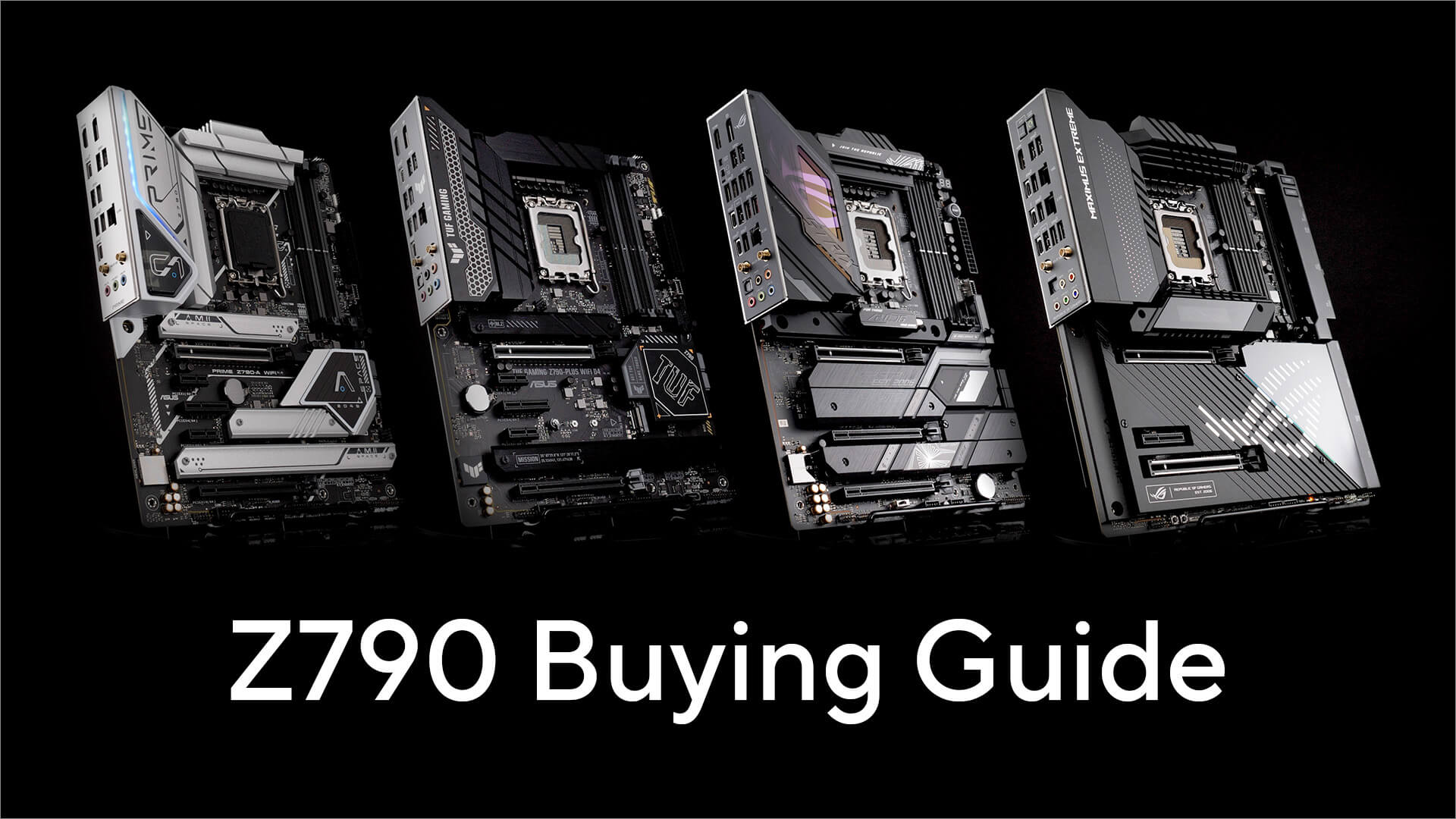 ASUS Z790/H770/B760 – The best motherboards for 13th Gen Intel Raptor Lake  and 12th Gen Intel Alder Lake CPUs