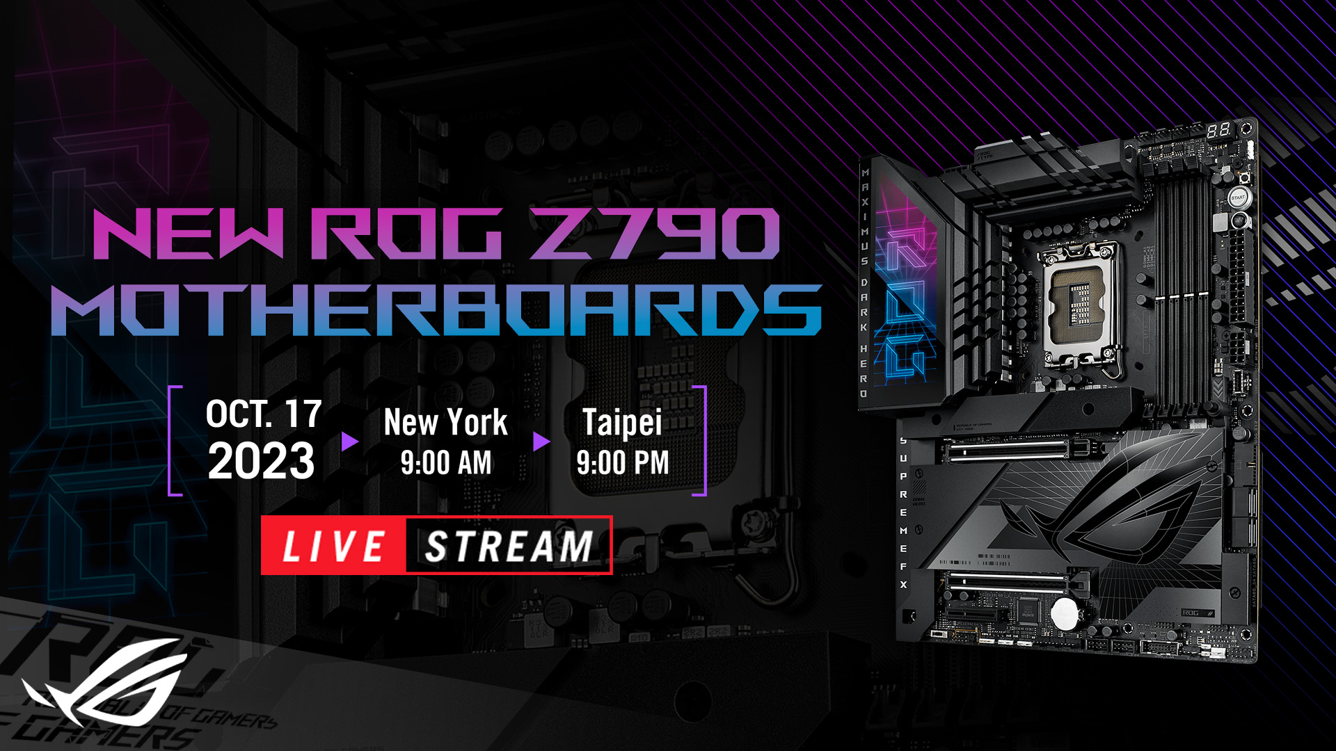 [Livestream] Nuevas motherboards ROG Z790