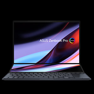 ASUS Zenbook Pro 14 Duo (UX8402) front view