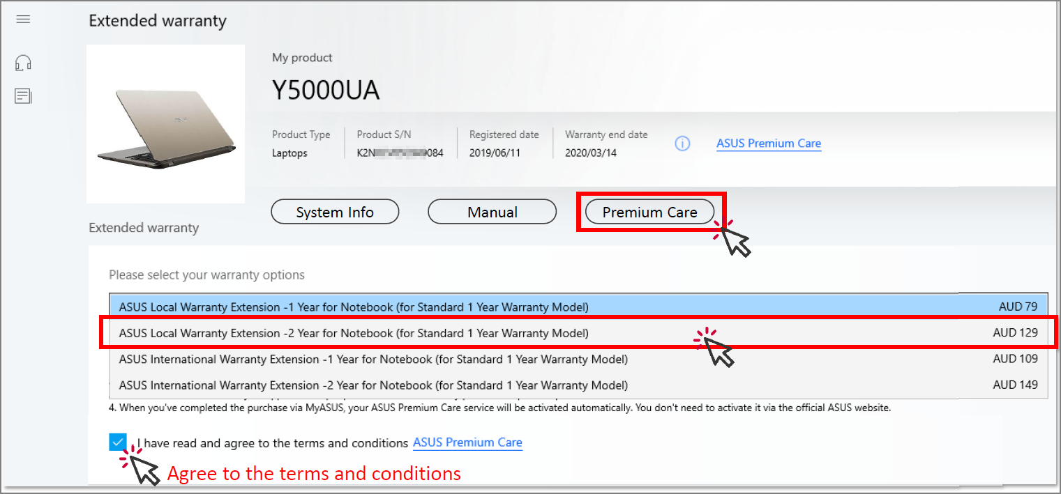 Product registration