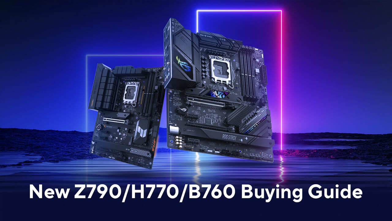Image with new H770 and B760 motherboard