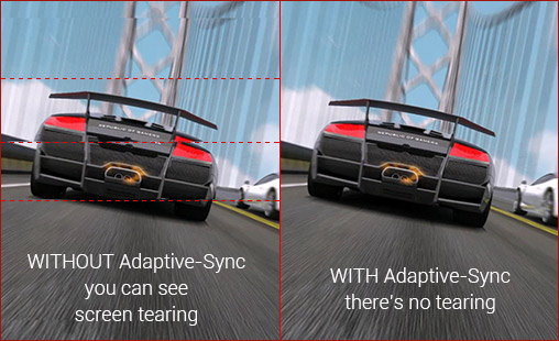   Adaptive-Sync technology for smooth gameplay