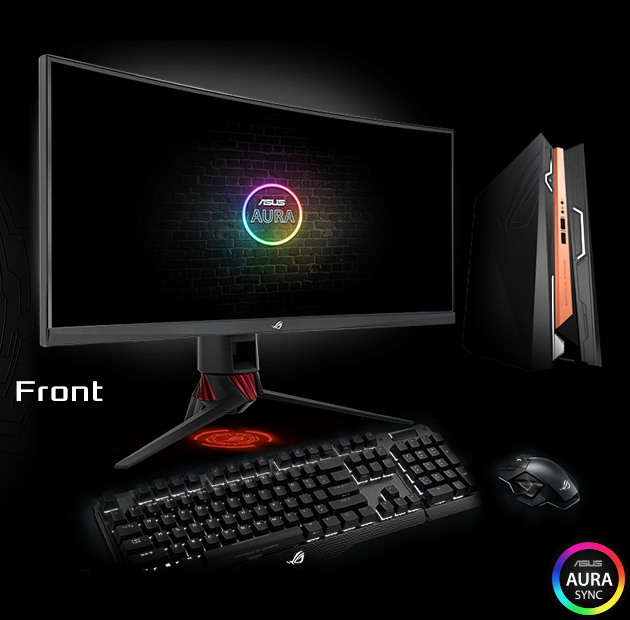 Image result for ROG Strix XG35VQ includes TUV Rheinland-certified ASUS Ultra-low Blue Light filters to prevent eye strain. Select from four different filter settings via the on-screen menu.