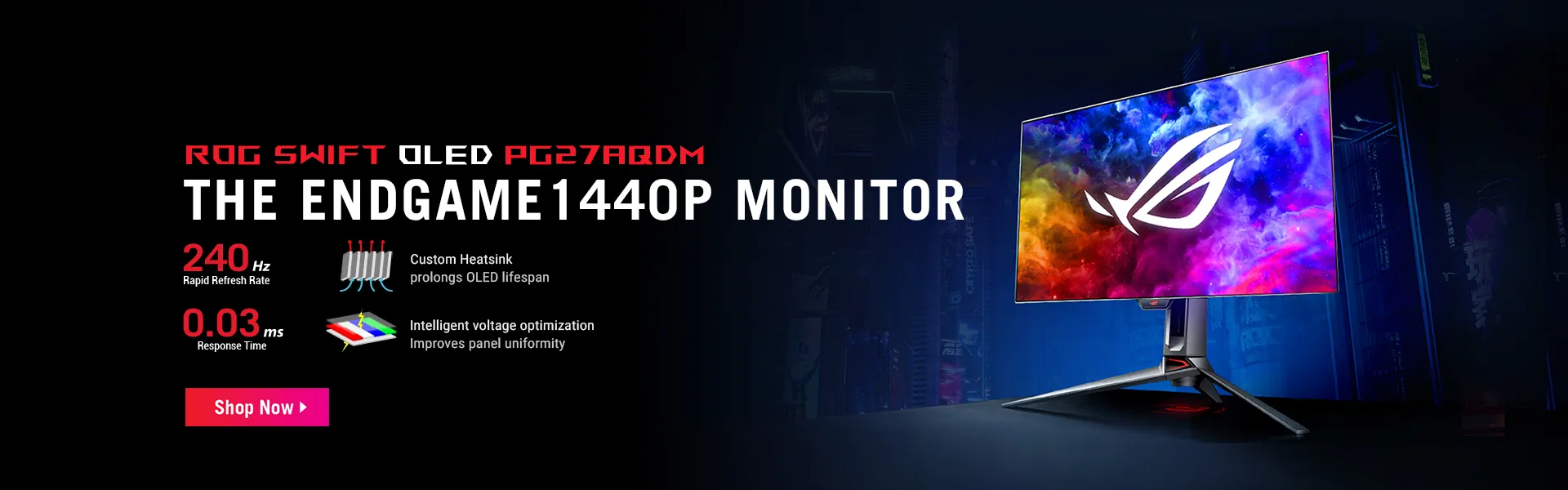Tres nuevos monitores OLED de hasta 1.300 nits y 4K se suman al catálogo  gaming de ASUS