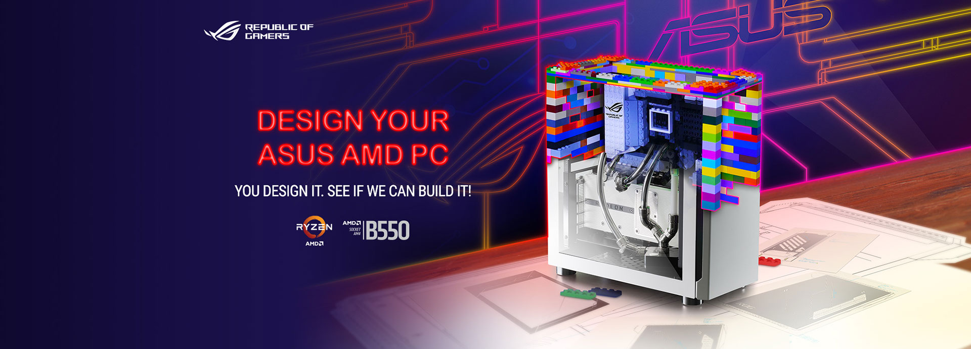 Design your ASUS AMD B550 PC