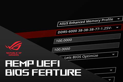 How to get more from non XMP DDR5 - ASUS AEMP UEFI BIOS feature guide