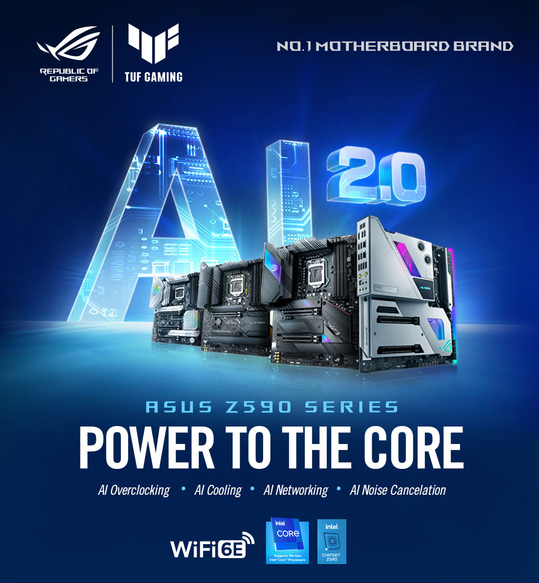 ASUS Z590 Series - The best Intel 11th Gen Motherboards