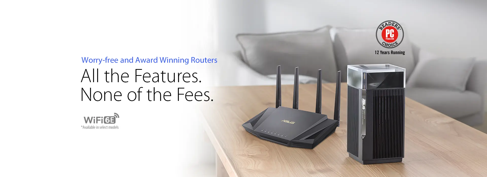 ASUS Router - All the features. None of the Fees.