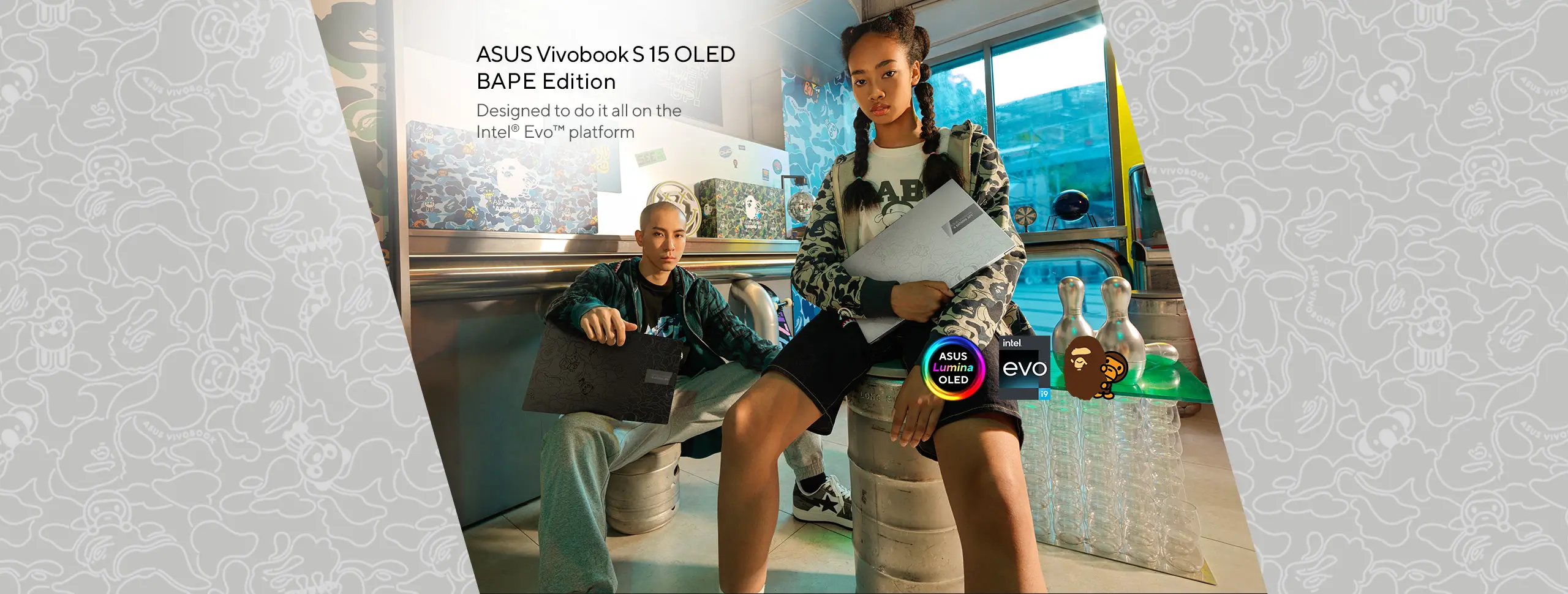 ASUS Vivobook S 15 OLED BAPE Edition - Designed to do it all on the Intel Evo platform