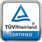 TUVrheinland certified logo