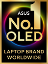 ASUS Number 1 OLED Laptop Brand Worldwide