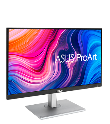 ASUS ProArt Display PA279CV can rotate +45° ~ -45°