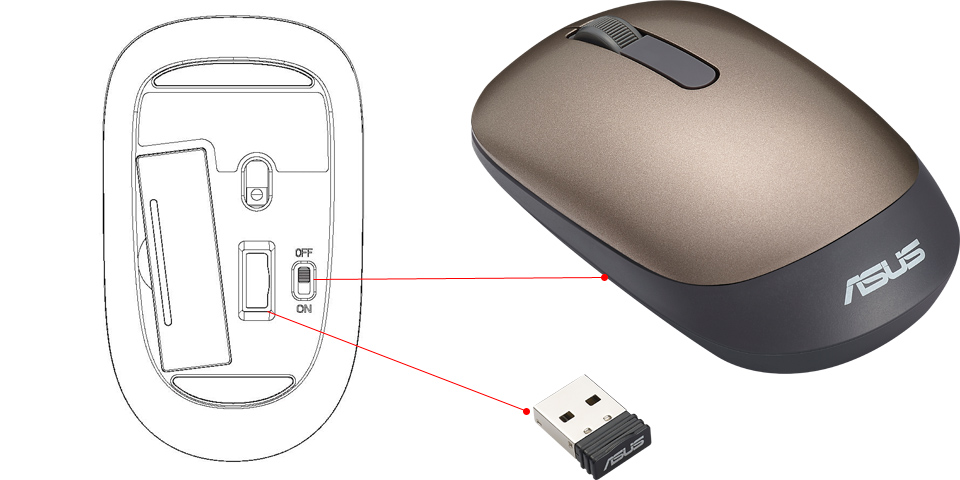 Asus WT205 Mouse