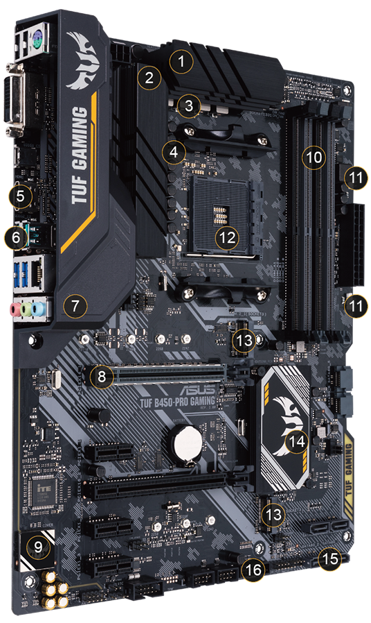 Tuf B450 Pro Gaming Motherboards Asus Global