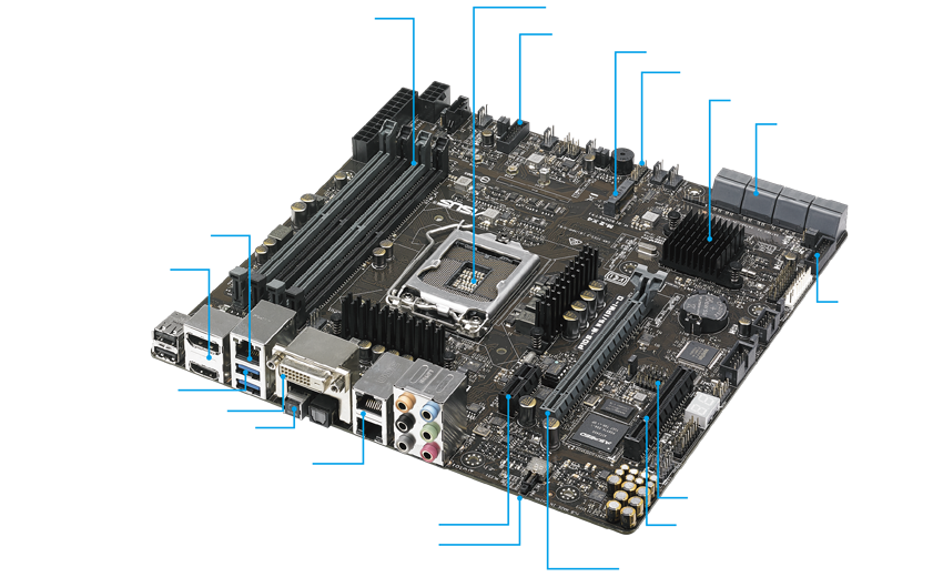 Asus P10S-M WS/IPMI-O Workstation Board with Complete Remote Management