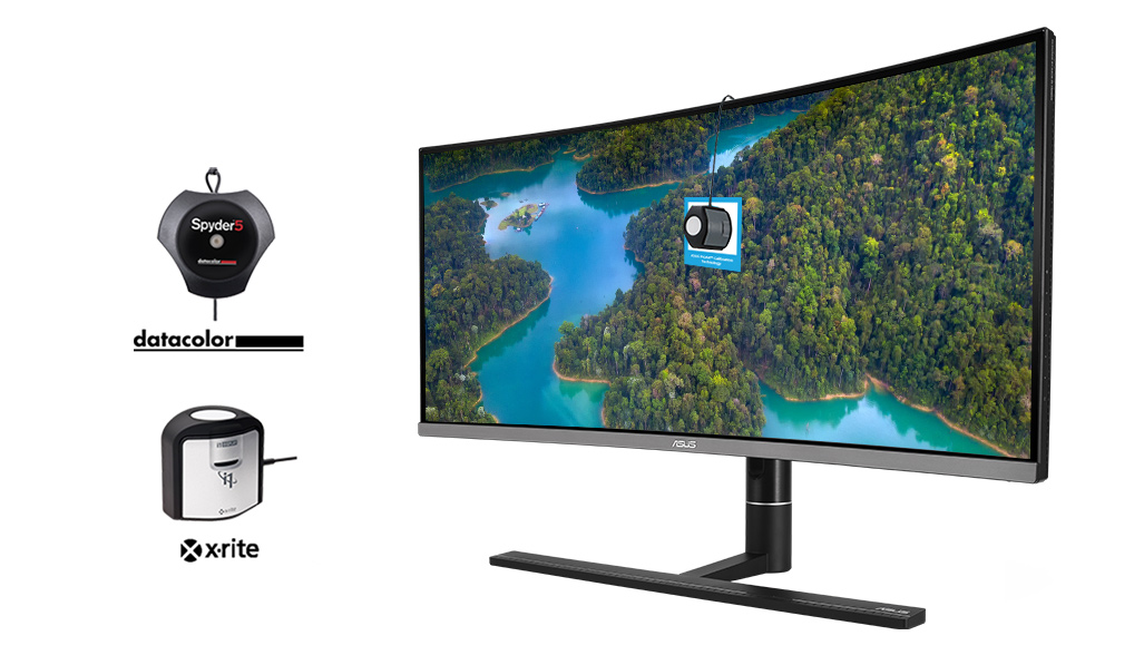 ASUS ProArt monitor is also compatible with the top major hardware calibrators