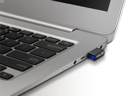 As the worlds smallest MU-MIMO USB Wi-Fi adapter, ASUS USB-AC53 Nano allows users to plug-and-forget while instantly upgrading their laptops