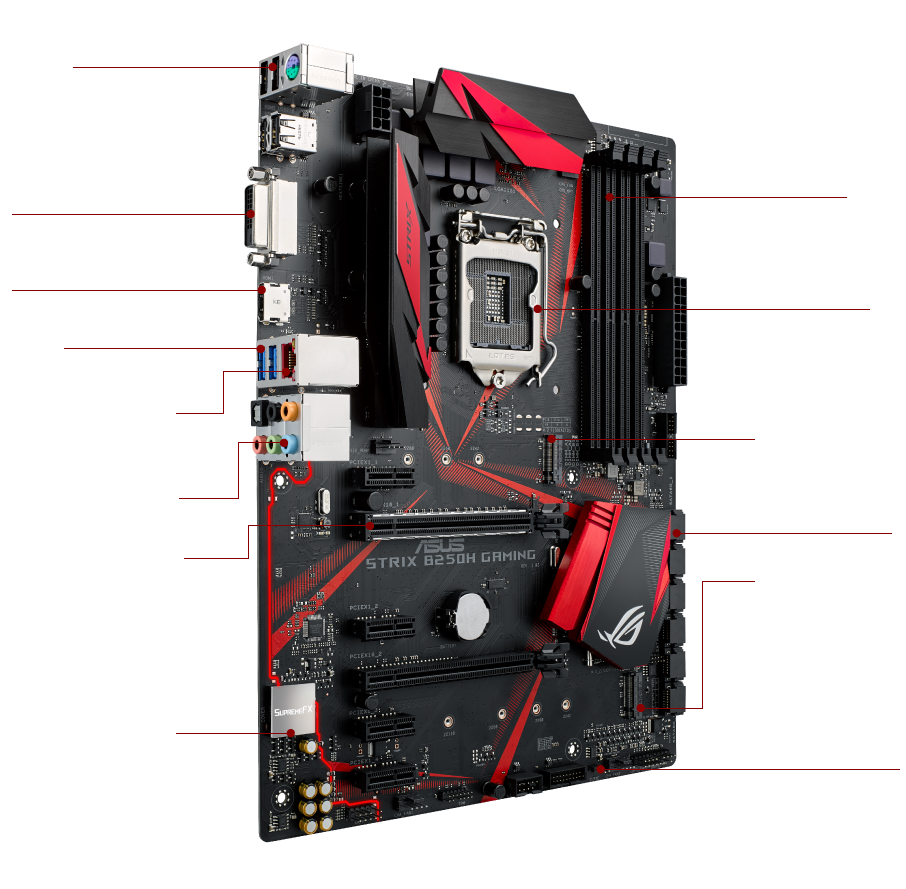 ROG STRIX B250H GAMING  Motherboards  ASUS USA