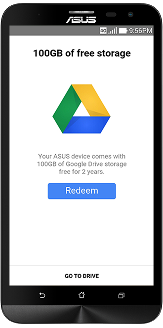 Enjoy 100GB of FREE Google Drive Storage