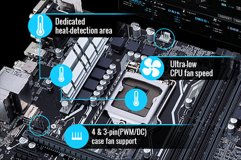 Mainboard ASUS PRIME A320M-K (AMD A320, Socket AM4, ATX, 2 khe RAM DDR4) 4