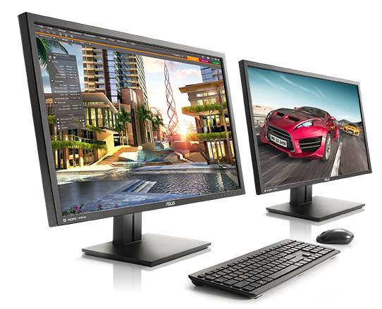 Asus PB287Q Dual Monitor