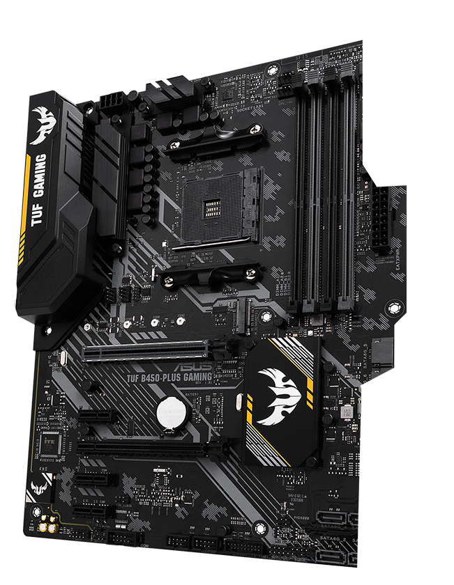 Asus Tuf B450m Plus Gaming W Ddr4 2666 7 1 Audio Gigabit Lan Crossfire Amd Am4 Boards Memory Express Inc