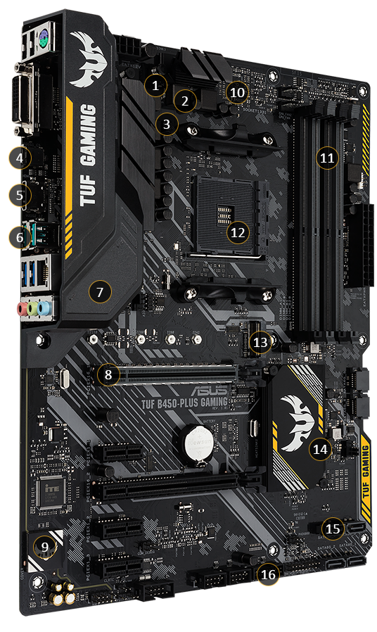 Tuf B450 Plus Gaming Motherboards Asus Usa