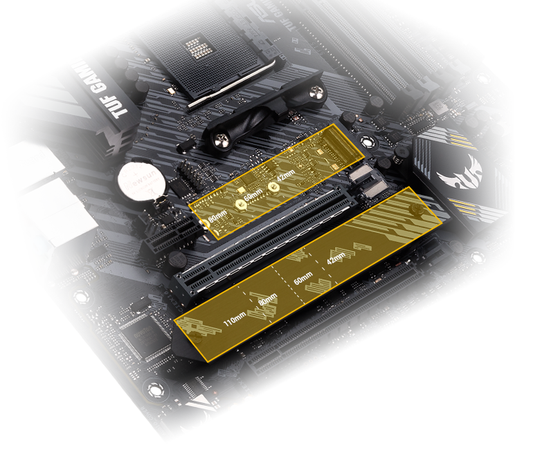 ASUS TUF Gaming B550M-Plus Gaming Socket AM4 Carte mère 